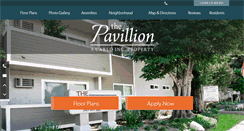 Desktop Screenshot of pavillionapartmentliving.com
